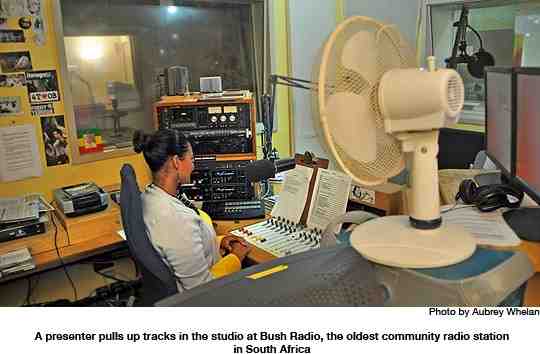How are radio stations funded?