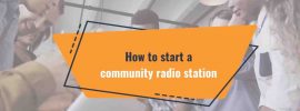 Who is eligible for community radio?